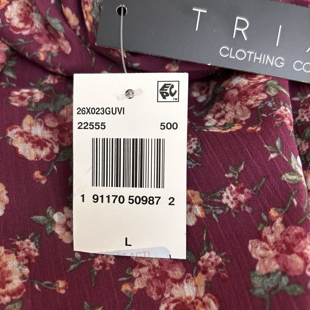 Trixxi Purple Floral Midi Dress - Picture 10 of 16